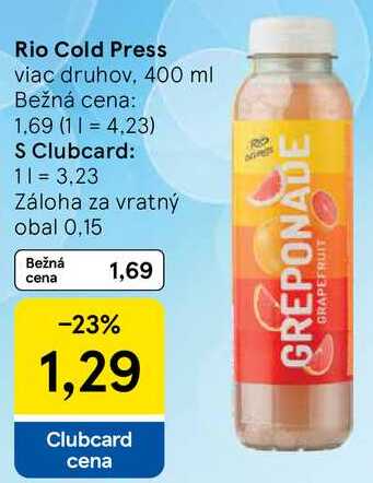 Rio Cold Press, 400 ml