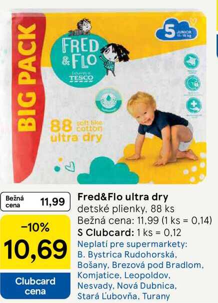 Fred&Flo ultra dry, 88 ks 