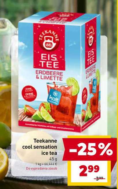 Teekanne cool sensation ice tea 45g