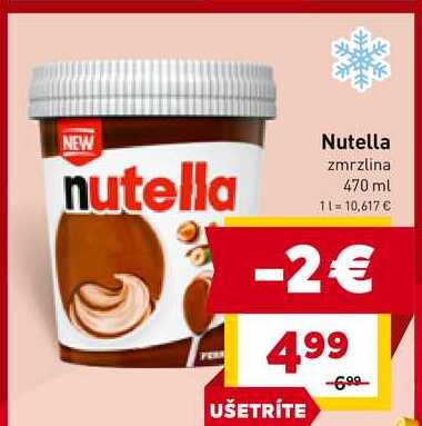 Nutella zmrzlina 470 ml 