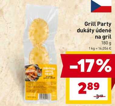 Grill Party dukáty údené na gril 180 g