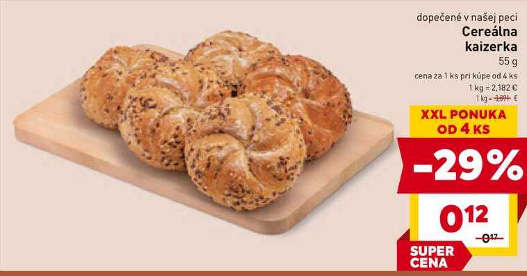 Cereálna kaizerka 55 g 