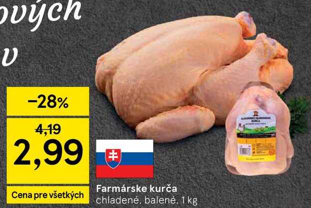 Farmárske kurča, 1 kg
