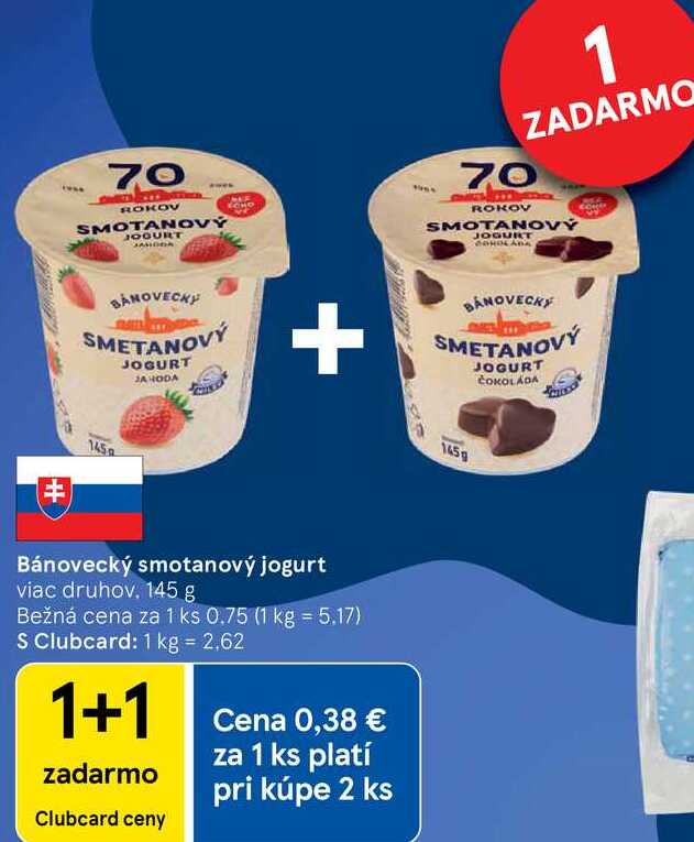 Bánovecký smotanový jogurt, 145 g