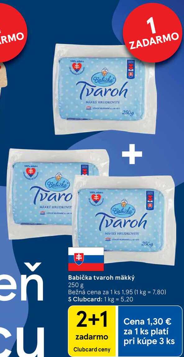 Babička tvaroh mäkký, 250 g 