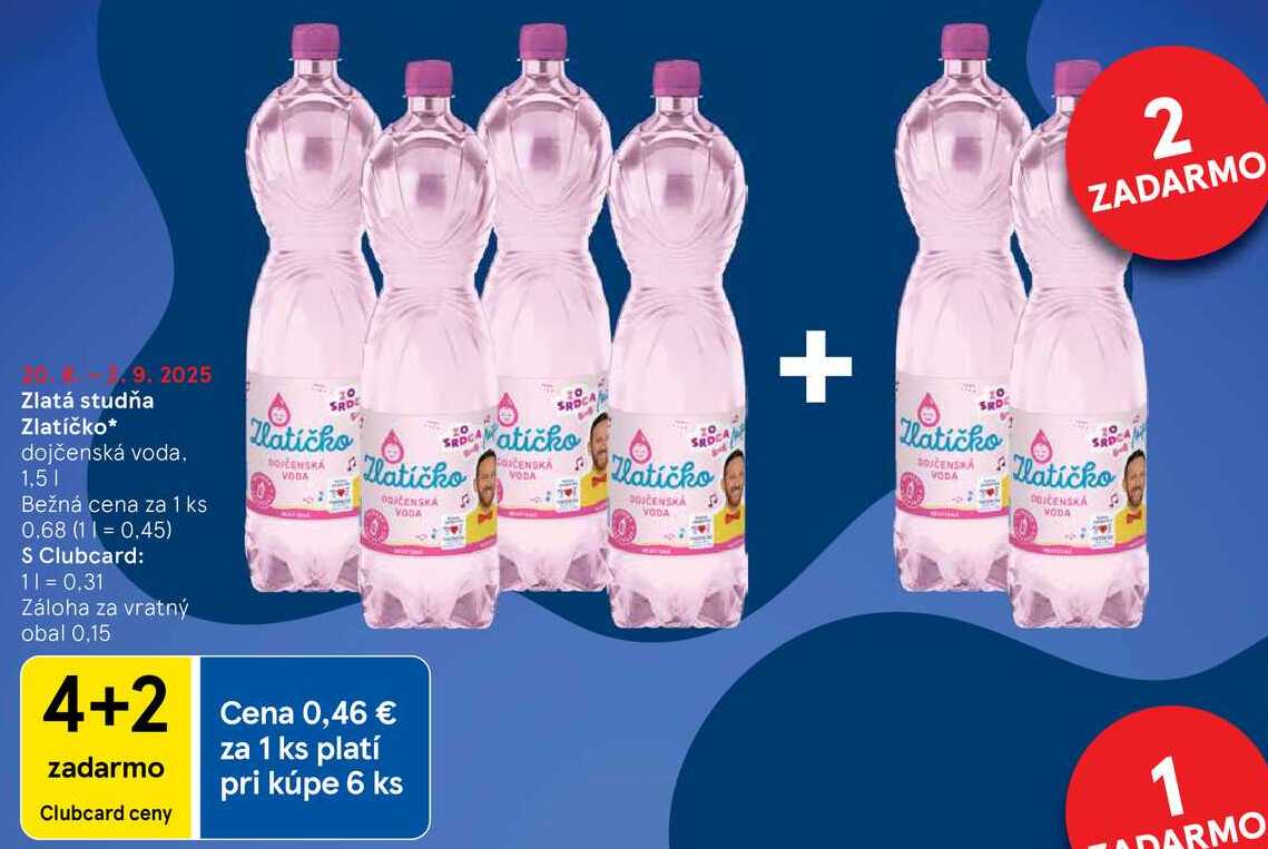 Zlatá studňa Zlatíčko, 1,5 l