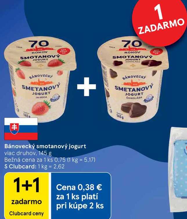 Bánovecký smotanový jogurt, 145 g
