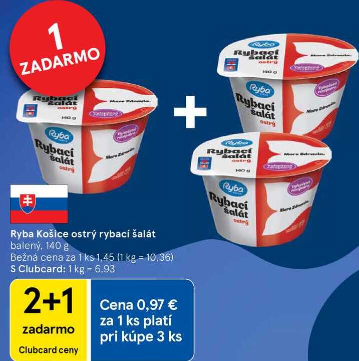 Ryba Košice ostrý rybací šalát, 140 g 