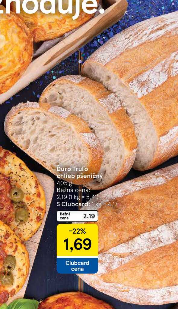 Duro Trul'o chlieb pšeničný, 405 g