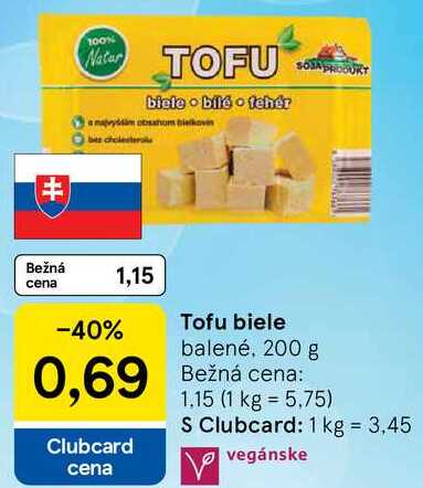 Tofu biele, 200 g 