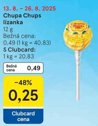 Chupa Chups lízanka, 12 g