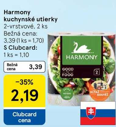 Harmony kuchynské utierky, 2 ks 