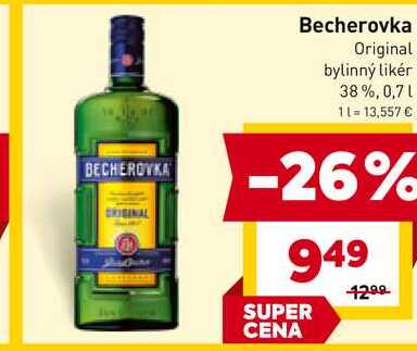 Becherovka Original 70 cl