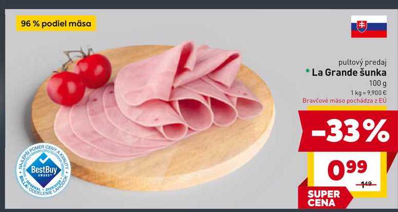 La Grande šunka 100 g