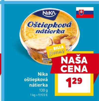 Nika oštiepková nátierka 130 g 