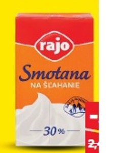 Rajo Trvanlivá smotana na šľahanie