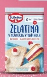 Dr.Oetker Želatína v plátkoch