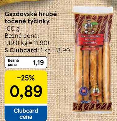 Gazdovské hrubé točené tyčinky, 100 g 