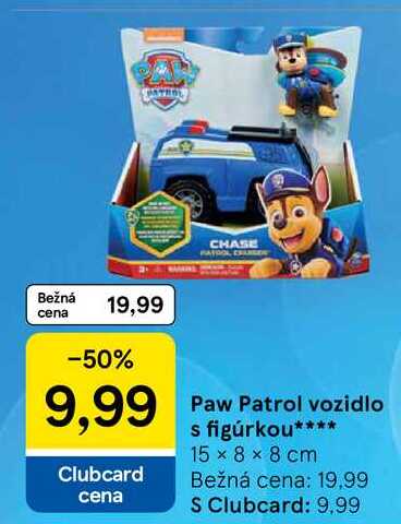 Paw Patrol vozidlo s figúrkou