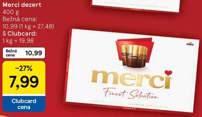 Merci dezert, 400 g 
