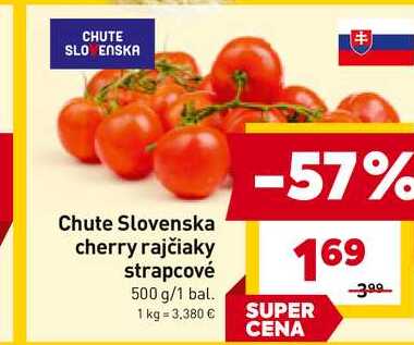 Chute Slovenska cherry rajčiaky strapcové 500 g/1 bal.  