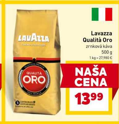 Lavazza Qualità Oro zrnková káva 500 g 