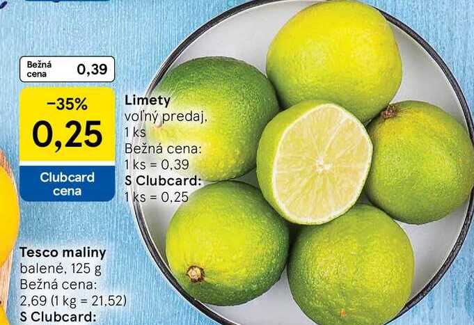 Limeta voľný predaj 1 ks