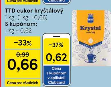 TTD cukor kryštálový 1 kg