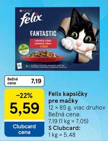 Felix kapsičky pre mačky 12 x 85 g