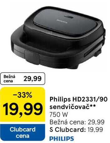 Philips HD2331/90 99 sendvičovač