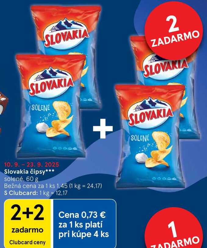 Slovakia čipsy, 60 g 