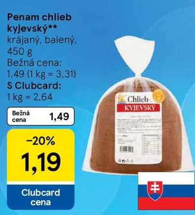 Penam chlieb kyjevský, 450 g