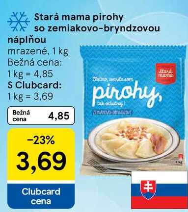 Stará mama pirohy so zemiakovo-bryndzovou náplňou, 1 kg 