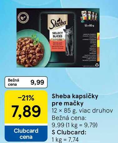 Sheba kapsičky pre mačky, 12x 85 g