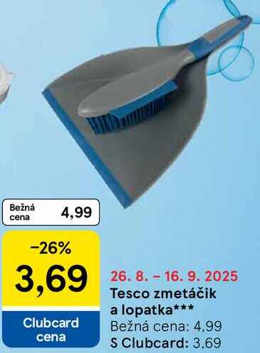 Tesco zmetáčik a lopatka