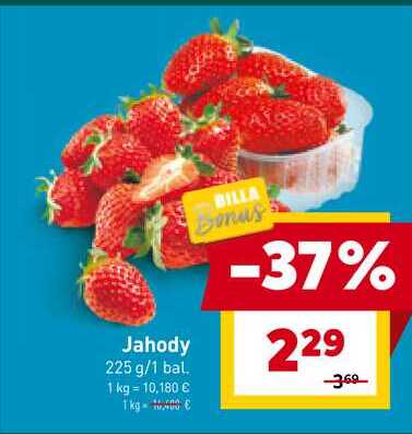 Jahody 225 g/1 bal.