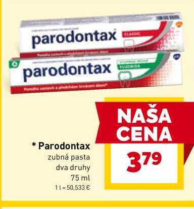 Parodontax Fluoride zubná pasta 75ml