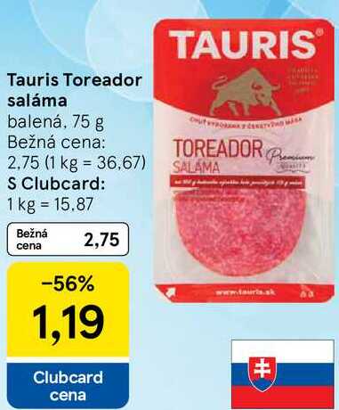 Tauris Toreador, 75 g