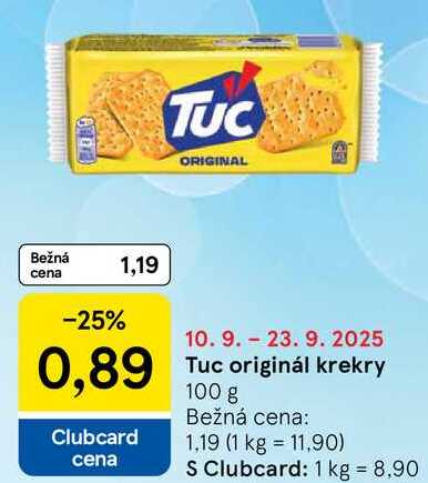 Tuc originál krekry, 100 g 