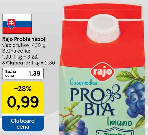 Rajo Probia nápoj, 430 g 