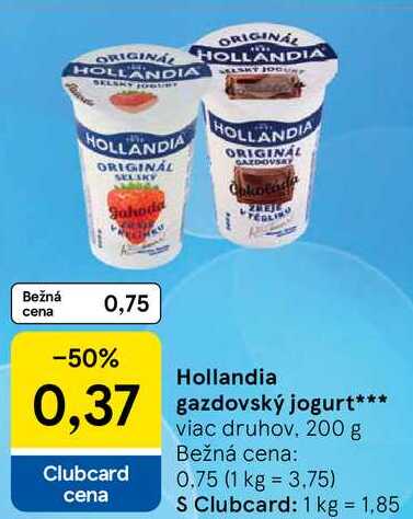 Hollandia gazdovský jogurt, 200 g 