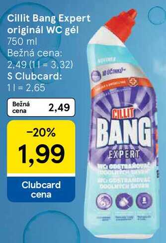 Cillit Bang Expert originál WC gél, 750 ml 