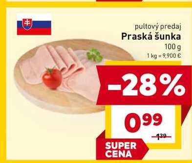 Praská šunka 100 g 