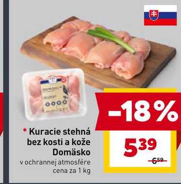 Kuracie stehná horné bez kože 1 kg