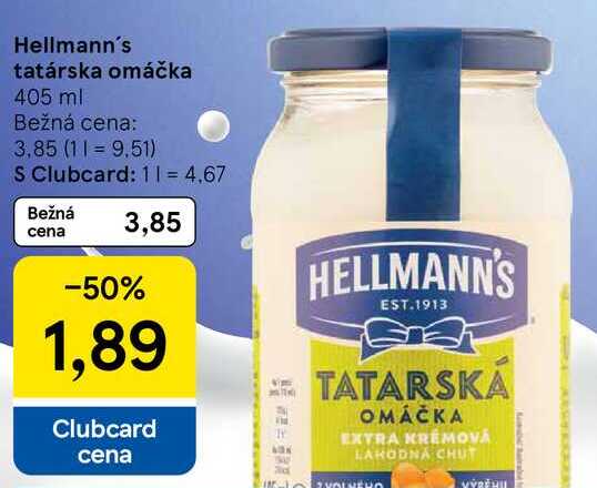 Hellmann's tatárska omáčka, 405 ml 