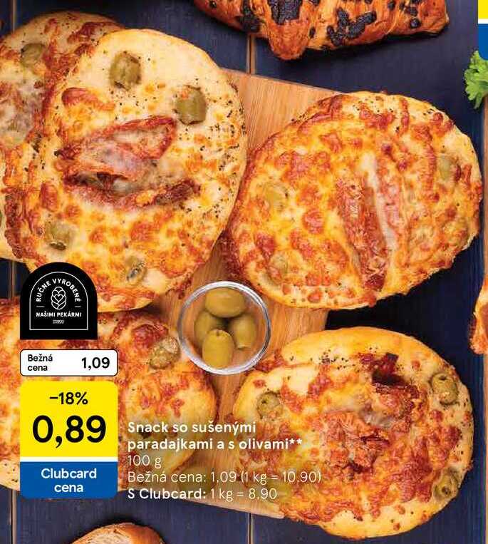 Snack so sušenými paradajkami a s olivami, 100 g