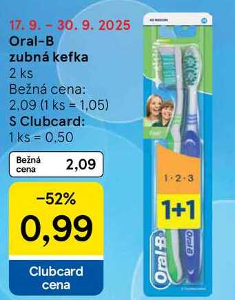 Oral-B zubná kefka, 2 ks 