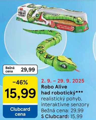 Robo Alive had robotický