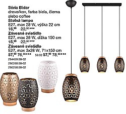 Séria Bidar - Stolná lampa