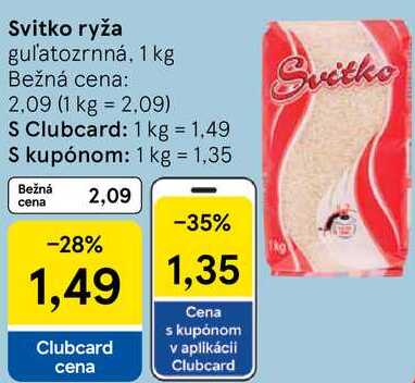 Svitko ryža, 1 kg